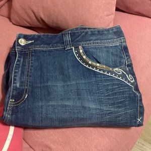 Lane Bryant jeans with bling details